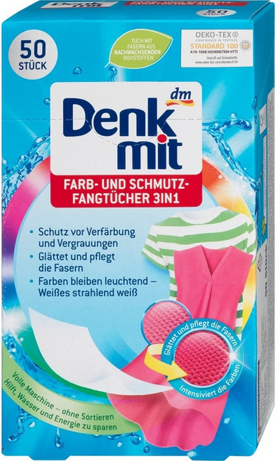 DenkMit 衣物防染紙, 彩色衣物專用50入, 1個