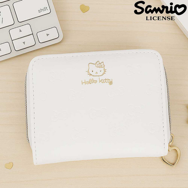 산리오 KOREA 정품 지퍼형 여학생 반지갑