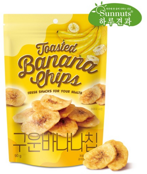 구운바나나칩 90g X 1봉, 1개