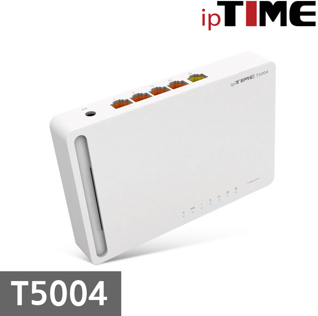 아이피타임 T5004 기가유선4포트 공유기, 1개