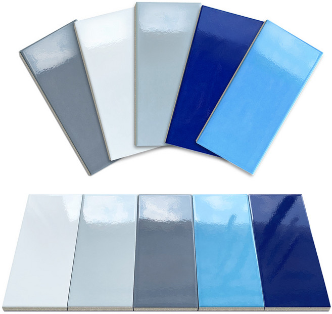 수영장타일 직사각 벽 주방 화장실 단색 타일 40장, 04.직사각타일-라이트그레이/40장, 1개