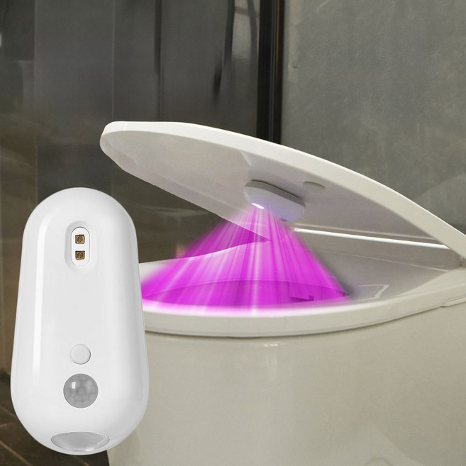 21세기트랜드 듀얼클린 UVC LED 변기살균기 자외선 소독기 살균기 UV살균기, 1개