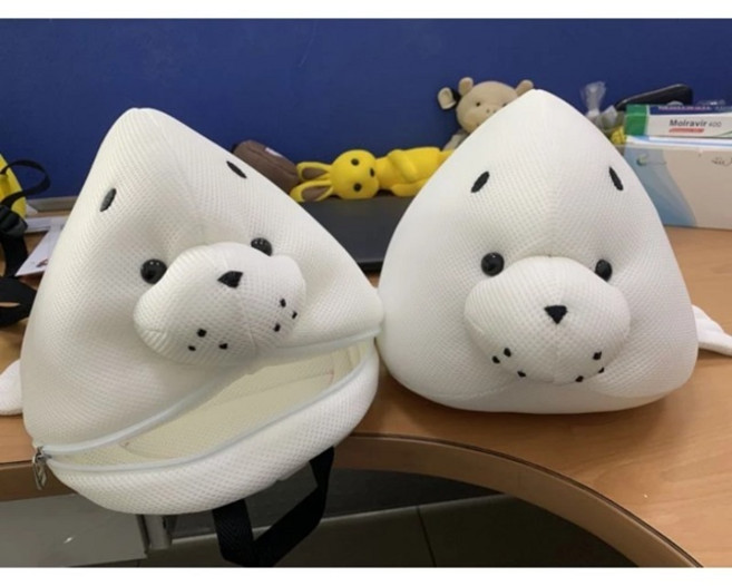 U&YABY 小海豹造型背包 生日禮物 聖誕節禮品
