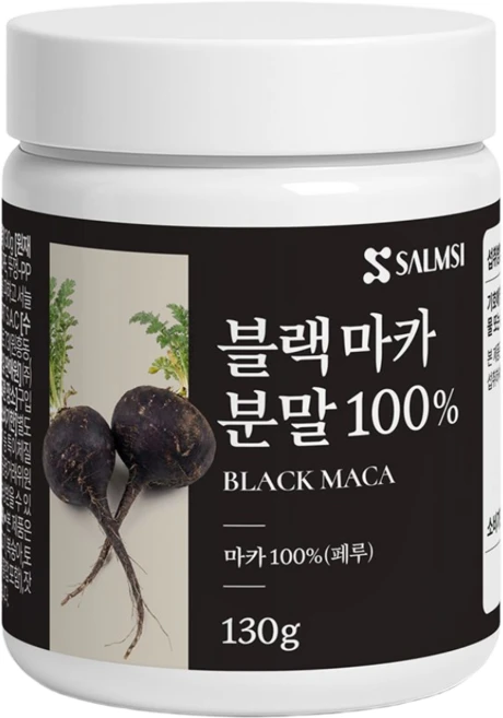 페루산 블랙마카 분말 100% 마카 가루 젤라틴화 공법, 1개, 130g - 쿠팡