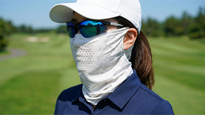 초이스 UV차단 쿨링 야외 넥게이트 마스크, 1개, 밀리터리 아이보리