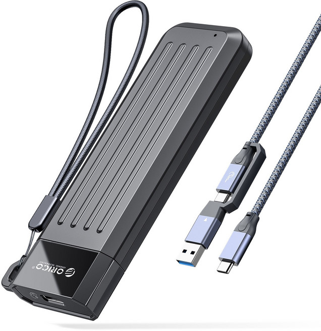 오리코 M.2 NVMe C타입 10Gbps 외장 SSD 케이스 MM2C3-G2, 그레이