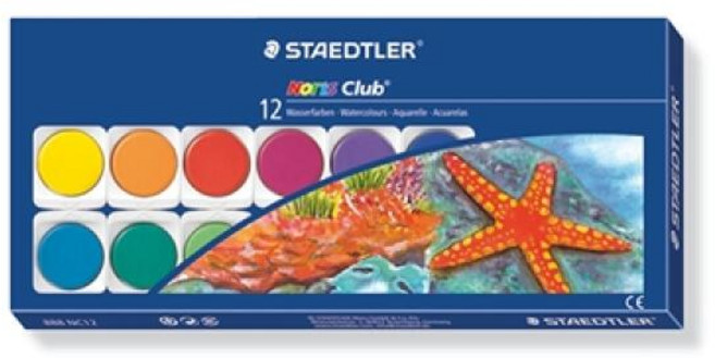 아트박스/스테들러 스테들러 노리스클럽 수채 888NC12 고체물감[00228665], 본품