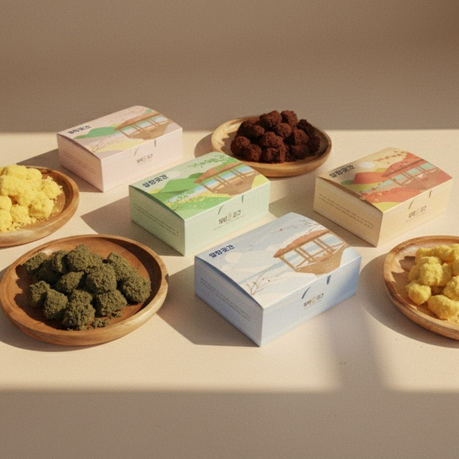 [말랑곳간] 강릉 초코 + 카스테라 인절미 (총 2BOX), 260g, 2박스