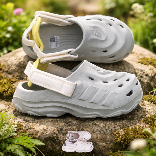 아디다스 맥스 클로그 키즈 아동 여름 찍찍이 슬리퍼 샌들