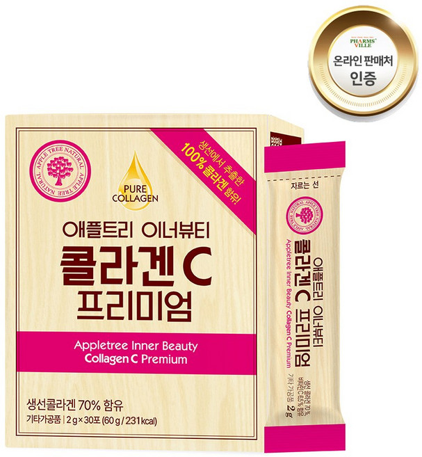애플트리 이너뷰티 콜라겐C프리미엄30포, 1개