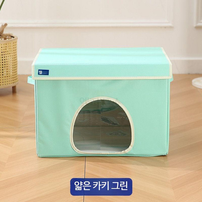 반려동물 하우스 고양이 에어컨룸 여름용 밀폐형 침대 사계절 사용 아이스하우스 펫 냉방 하우스 강아지 하우스