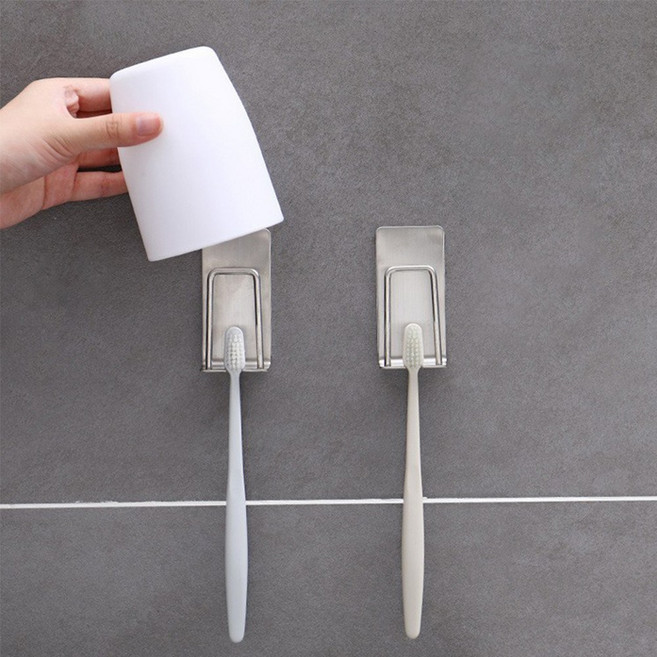 청년리빙 3M 스텐 칫솔걸이 1+1, 1개