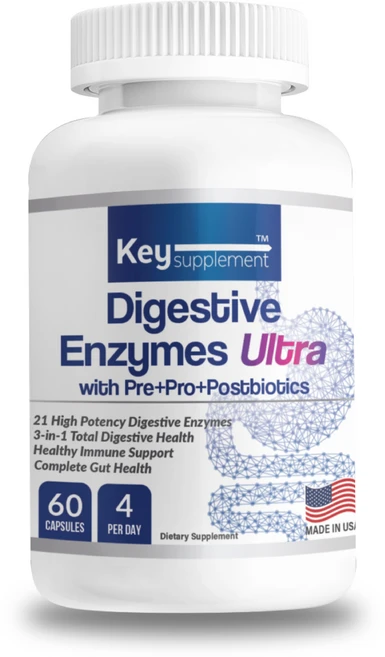 키서플리먼트 21종 소화효소 유산균 다이제스티브 엔자임 울트라 60정, 60캡슐 2개입, 2개 - 쿠팡