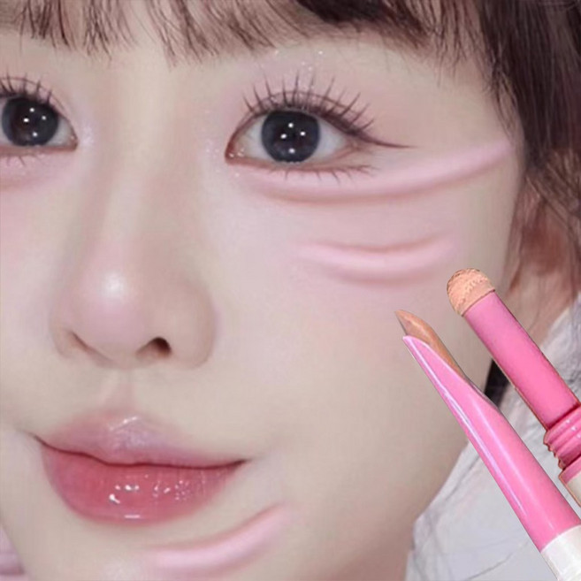 투톤 애교살펜슬 애교살라이너 음영 라이너 스틱 애교살 펜슬 애교살 섀도우 눈 밑 애교살 펜슬 스틱, 1개, 03