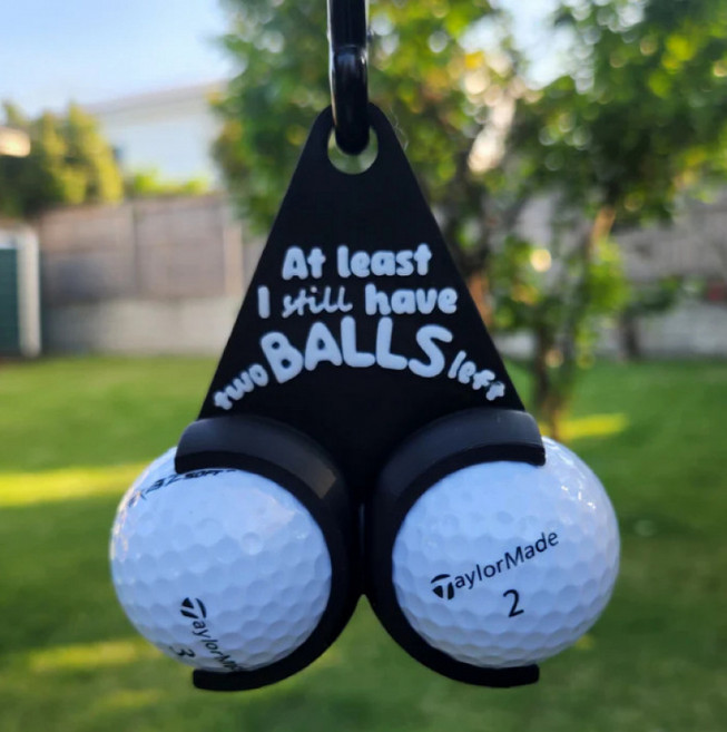 쁘띠꼬모 골프공 홀더 골프공수납 클립형 2구볼홀더 Golf Ball Holder Funny Golf Gifts, 10cmx 6.1cm, 골프공홀더-C款, 1개