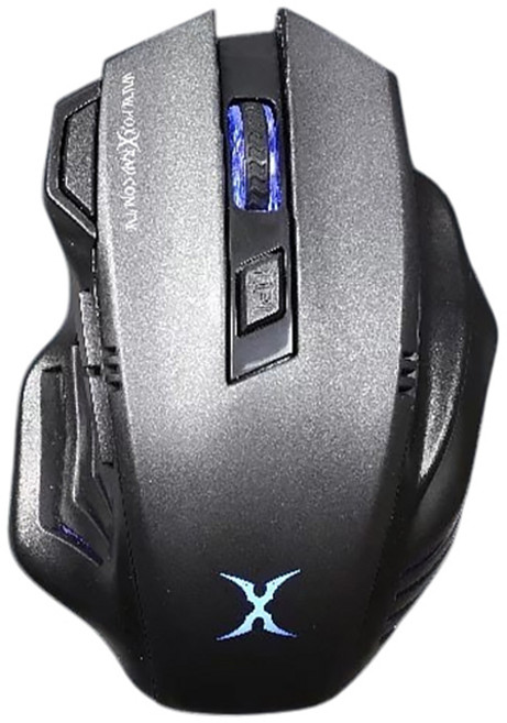 FOX X RAY電競滑鼠 7200DPI 7鍵可程式化 四色呼吸燈, FXR-SM-68, 灰翼貓狐