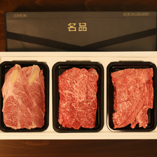 설명절 국내산 소고기 프리미엄 투쁠 정성가득형 7호 한우 선물세트, 1세트