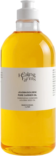 힐링팜스 이스라엘 비정제 천연 골든 호호바씨오일, 1개, 300ml - 쿠팡