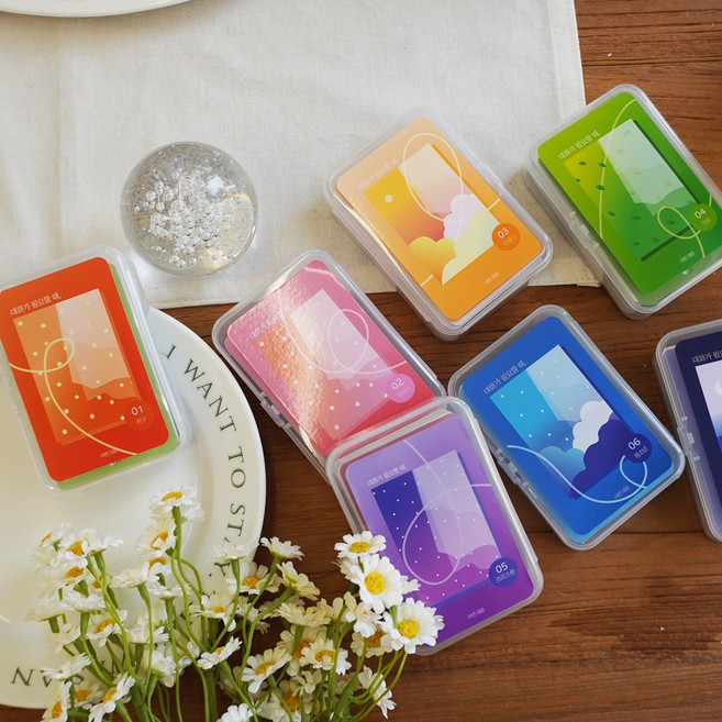 필레오 어떤대화 공감 대화 아이스브레이킹 질문카드 5종 [MT 가족 레크레이션 상담 게임 교구 프로그램 워크샵], 친구2편, 1개