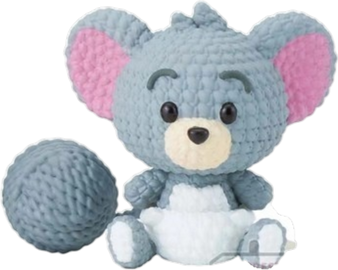BANPRESTO 湯姆貓與傑利鼠 AMICOT編織公仔 泰菲, 1個