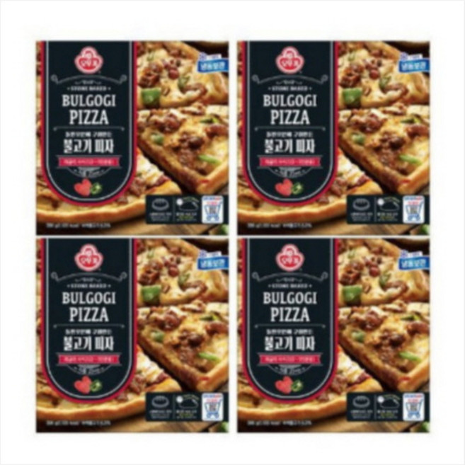 [오뚜기] 불고기 피자 396g x 4개