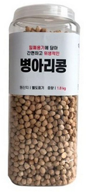 대한농산 통에담은 병아리콩, 1.8kg, 1개