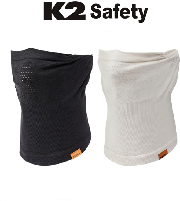 K2 세이프티 에어라이트 마스크 심리스 블랙 아이보리, K2 케이투 마스크 에어라이트 마스크, 1개