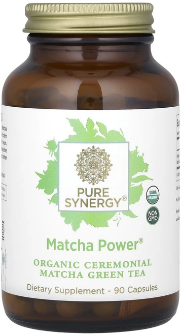 Pure Synergy Matcha Power 퓨어 시너지 말차 녹차 90정, 1개 - 쿠팡