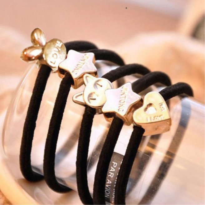 캐릭터 헤어끈 포인트 밴드 고무줄 잡화 액세사리big8+2bGk