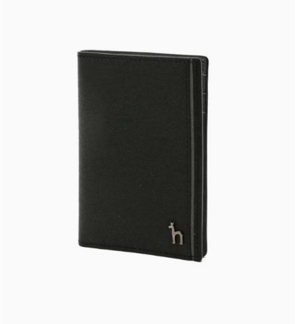 헤지스 시크한 라인 배색 소가죽 남성 카드지갑 (선물포장)
