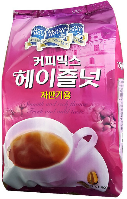 모카씨앤티 헤이즐넛 커피믹스 자판기용, 4개, 1개입, 900g, 900g