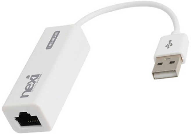 넥시 USB 2.0 유선 랜카드, 1개