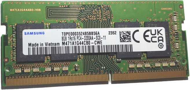 삼성전자 노트북 메모리 DDR4 8GB 3200MHz PC4-25600, 1개