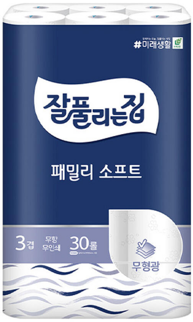 잘풀리는집 패밀리 소프트 27m 30롤 1개, 잘풀리는집 패밀리 소프트 27m, 30롤, 1개