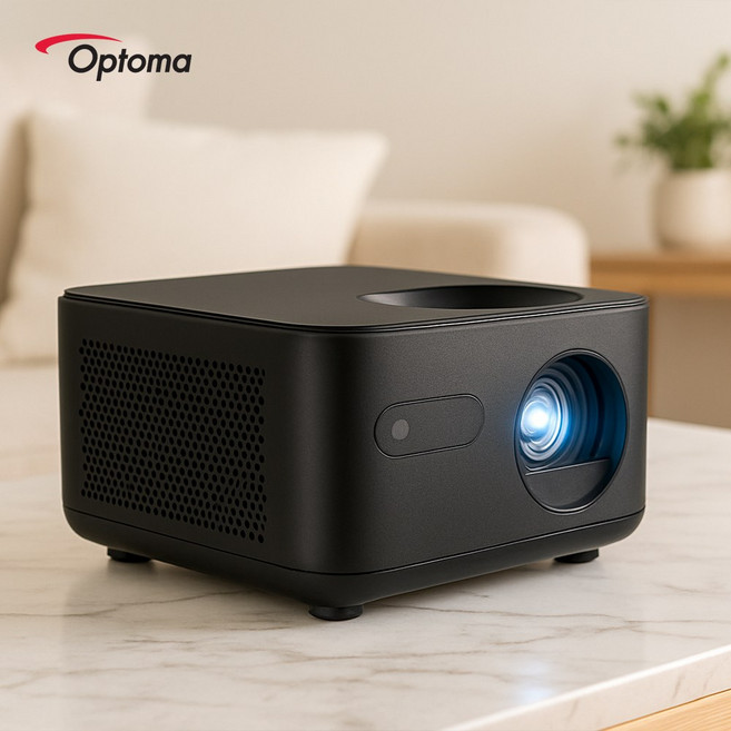 옵토마 PK31 LED 4K UHD 가정용 거실 홈시네마 홈시어터 캠핑용 미니빔 휴대용 컴팩트 미니빔프로젝터