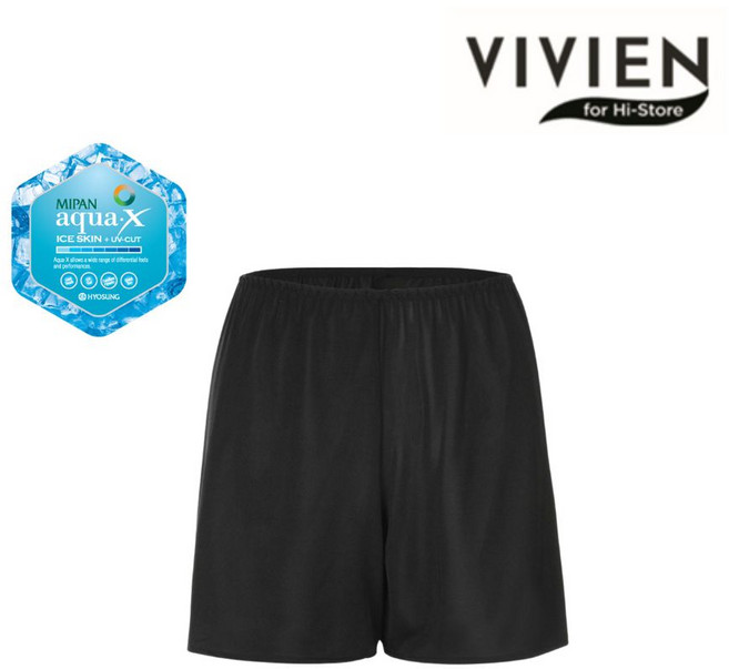 비비안 histore 여름 쿨 아쿠아엑스 속바지 Y존커버 3부 큐롯 속치마_FREE 검정