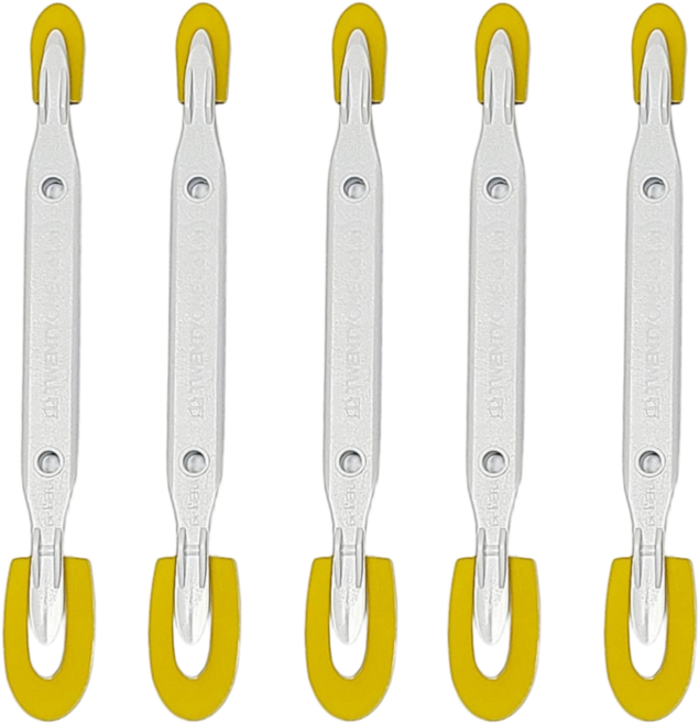 퀵마켓 실리콘 소형 양날 헤라 세트(55사이즈), 5개