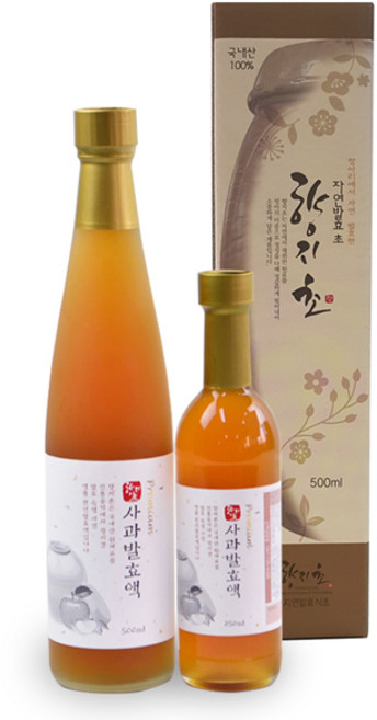 향지촌 사과발효원액 /과일청엑기스 농축액, 1개, 250ml