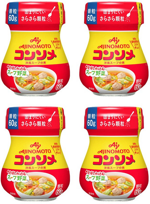 아지노모토 조미료 콘소메 과립 병타입 60g x 4개