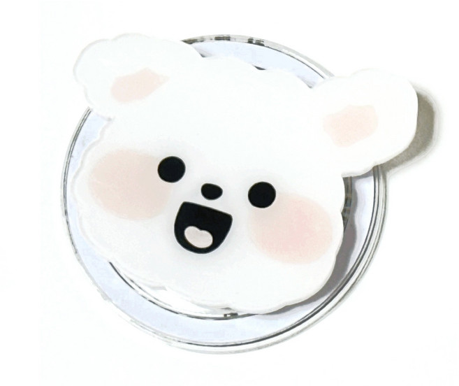 하쯔 푸들 강아지 마로 & 티로 맥세이프 톡, 1개, 5. 티로 얼굴