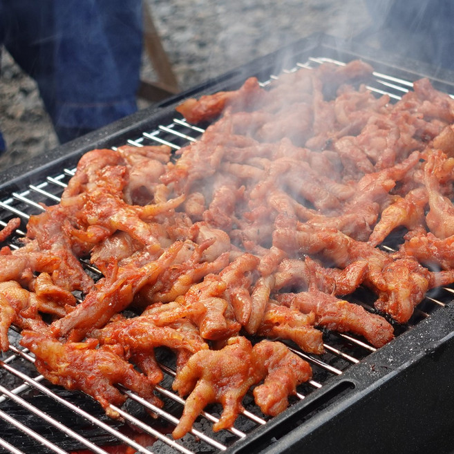 바르밀 석쇠에 구운 직화 불닭발, 330g, 1개