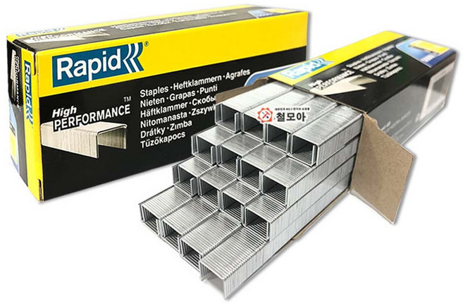 Rapid 라피드 타카핀 8mm 5000pcs 타카 스테플 호치케스 침 심 스테인플러, 1개