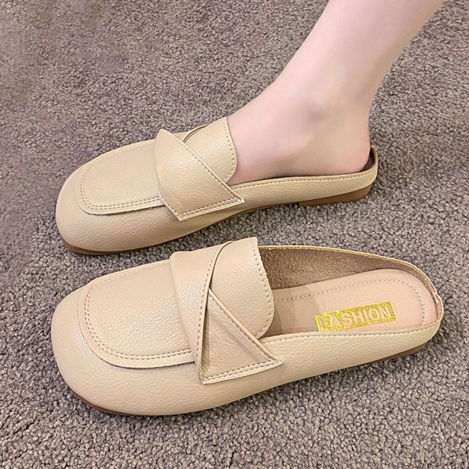 Modern Fashion 여성 발편한 뮬 심플 반슬리퍼 구두