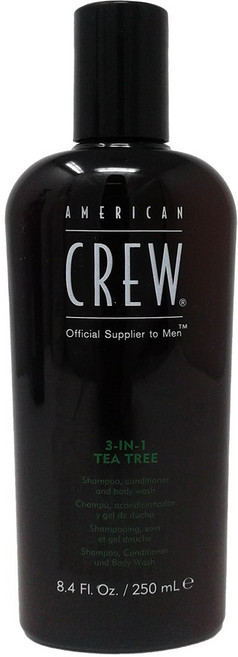 아메리칸크루 3in1 티 트리 샴푸 컨디셔너 바디 워시, 1개, 250ml