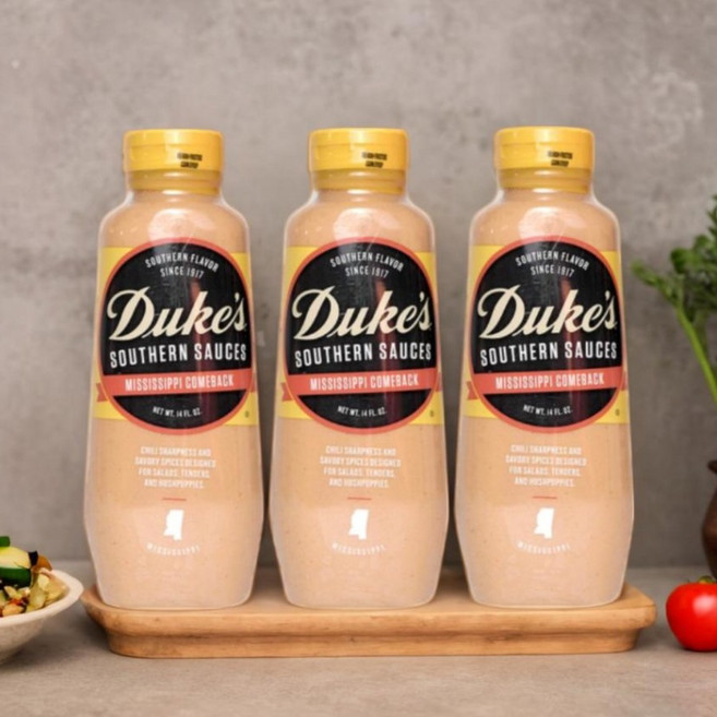 미국 듀크 미시시피 남미 칠리 마요 소스 414ml x3개 튀김 디핑 드레싱, 3개
