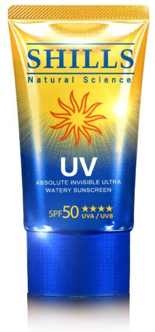 舒兒絲 SHILLS 隱形超水感防曬凝乳 SPF50++++ UVA/UVB 40ml 高效防護防曬噴霧 SPF50+ PA+++, 1個, 隱形超水感防曬凝乳40ml