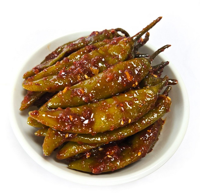 [영심푸드] 모든 재료 국내산 100% 전라도 여수 고추장아찌 무침 500g, 1개