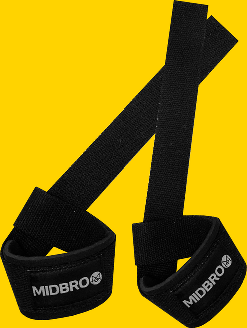 미드브로 헬스 스트랩 손목보호대 리프팅 풀업 데드리프트, 고리형, 1개
