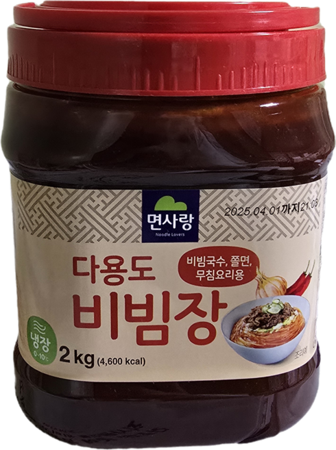 (무)(냉장)면사랑다용도비빔장 2kg, 2개