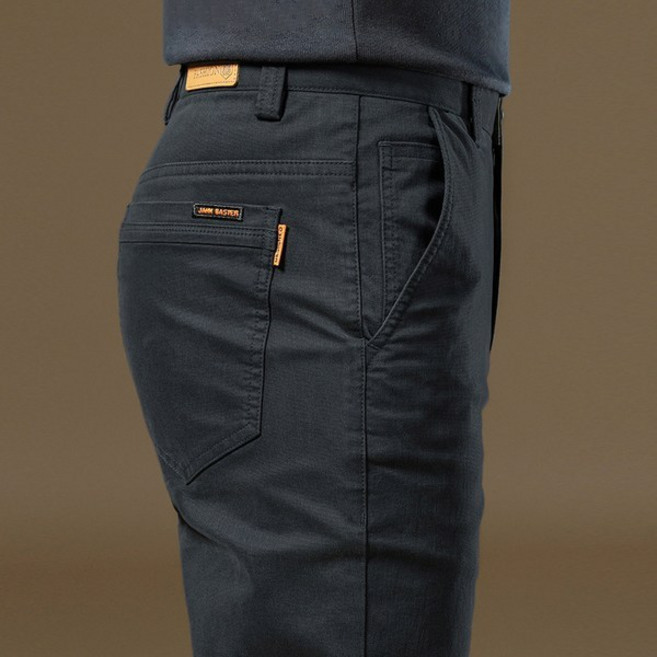 TIMEPURE 프리미엄 얇은 면면 남성 캐주얼 팬츠 트렌디 베이직 신축성 라이트 비즈니스 가을여름 스트레이트 슬림핏 남자면바지